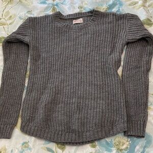 SO Women's Charcoal Crew Neck Sweater